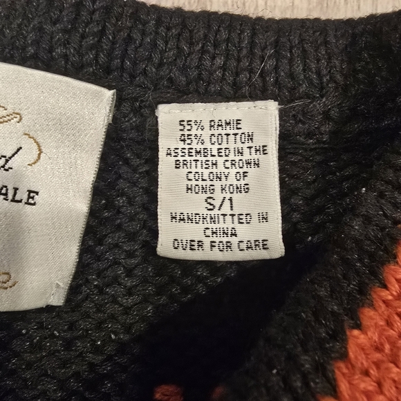 Vintage International Express Sweater, Tunic, Dress Oversized Knit  Roses Size S - Picture 8 of 11